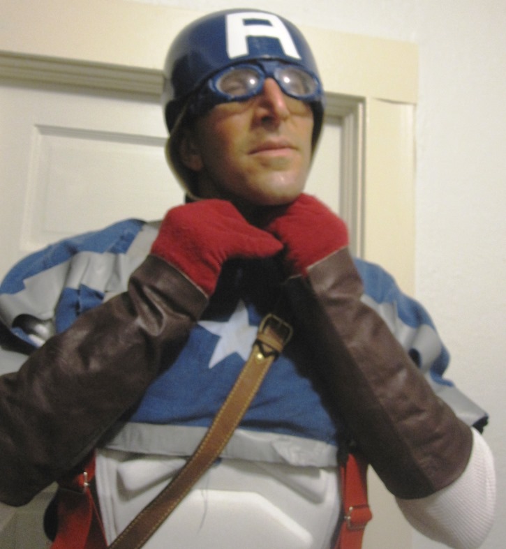 I would swear that he was padded from his shoulders to his waist...