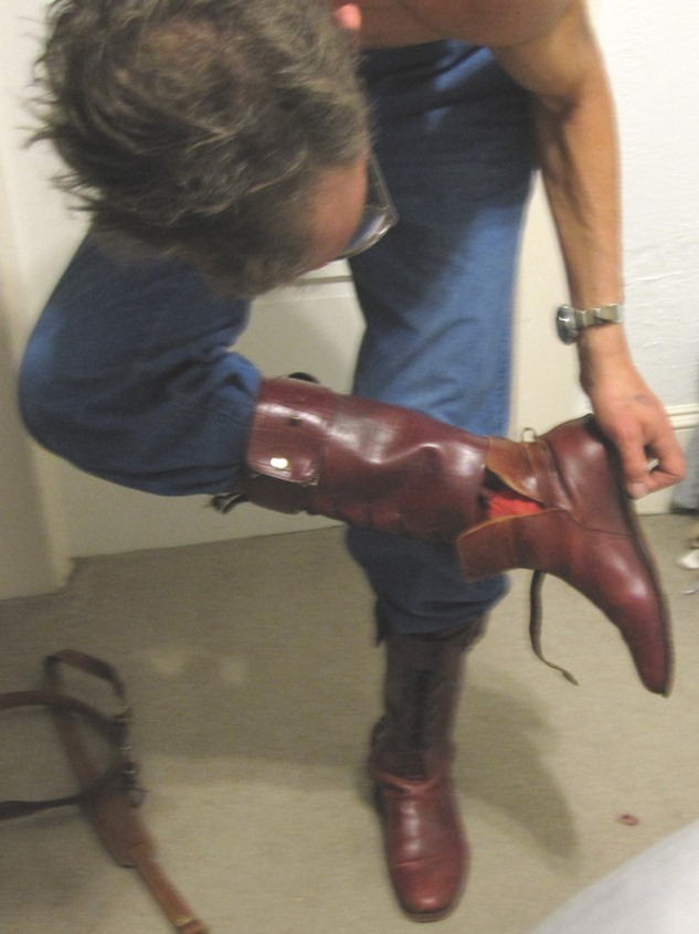 So if anything happens, I'll die with my boots on.