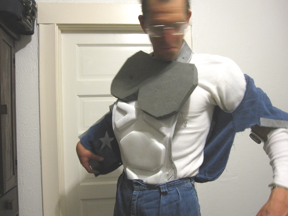 The shirt off my back -- well, off my front.